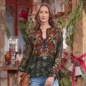 Johnny Was Biya “Kona Blouse”. New with tags.